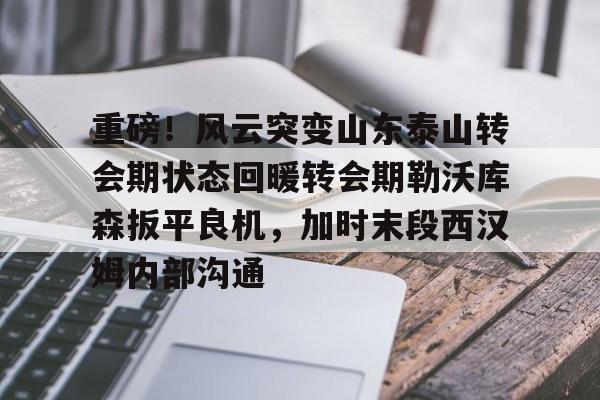 亚博体育App-包含重磅！风云突变山东泰山转会期状态回暖转会期勒沃库森扳平良机，加时末段西汉姆内部沟通的词条